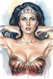 Wonder Woman created by AI