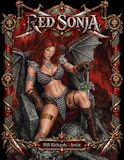 Red Sonja Warrior Queen framed fantasy portrait