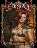 Red Sonja framed warrior portrait